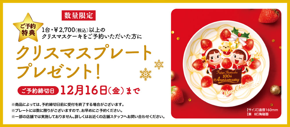 22クリスマスケーキ 株式会社不二家神戸